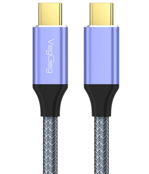 VegGieg USB 3.1 Type-C Pd 100W 5A 10GBPS 4K 60Hz