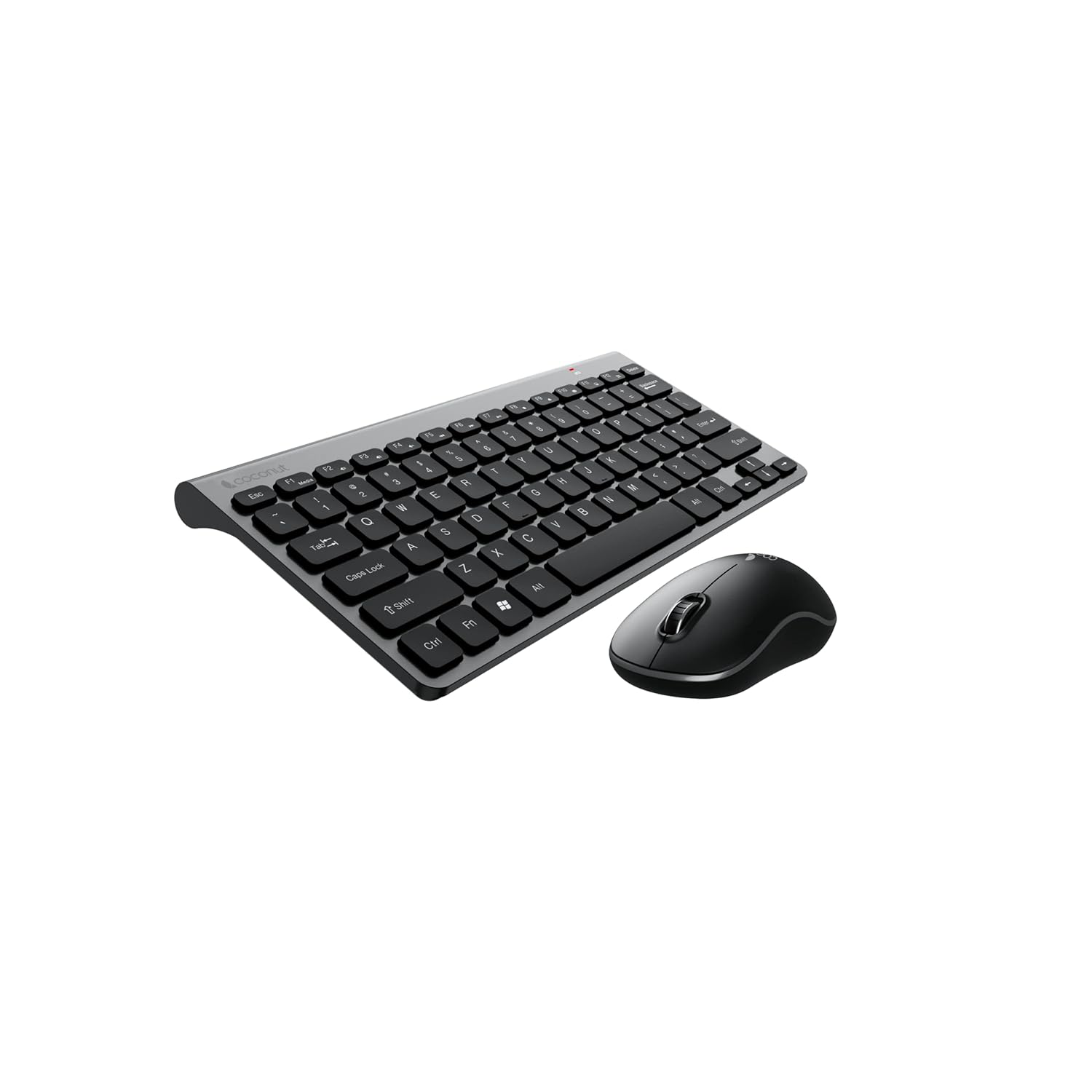Coconut Topaz Compact Wireless Keyboard Mouse Combo, 78 Keys - Super Lightweight