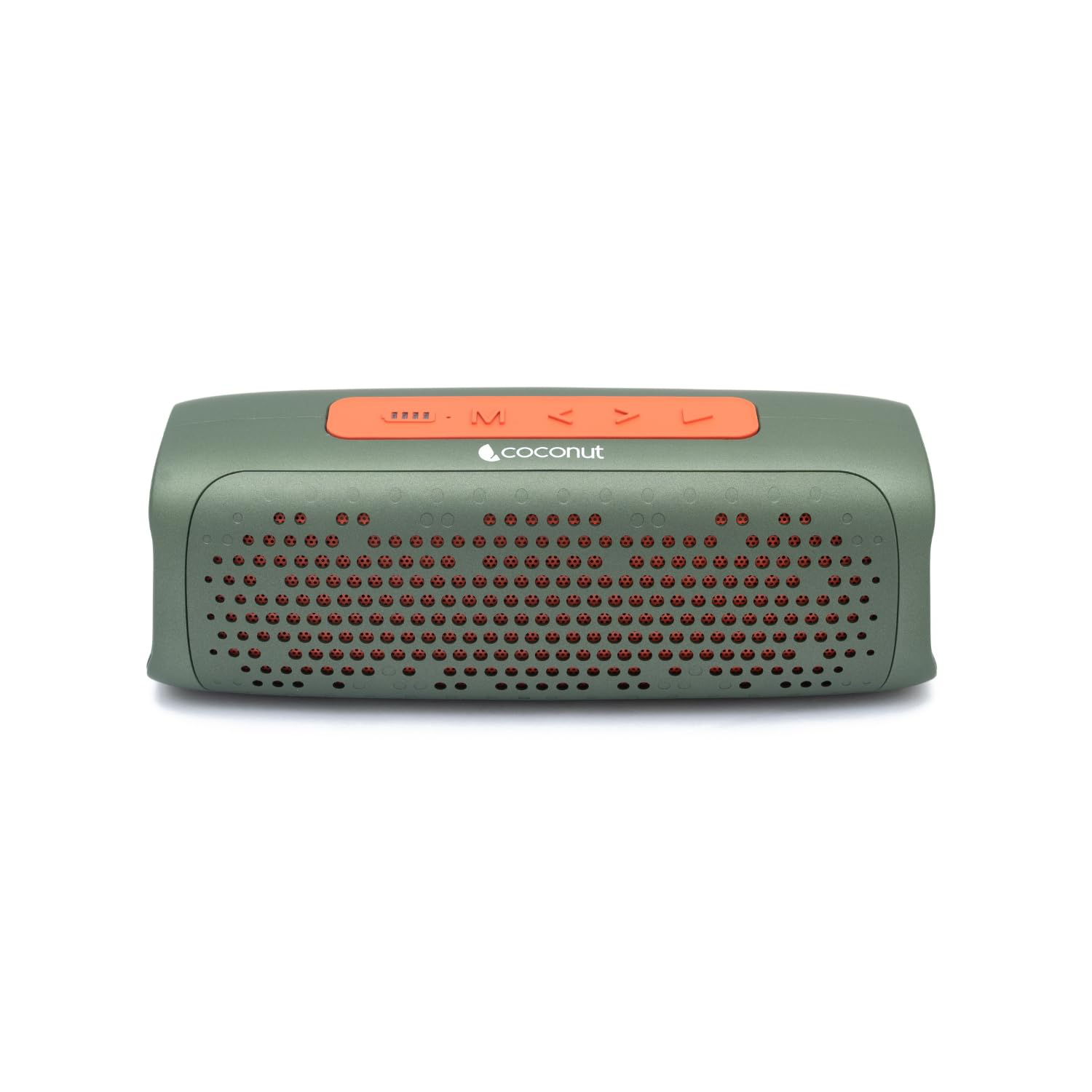 Coconut Echo 8W Portable Bluetooth Speaker, Bluetooth 5.1/FM Radio/Aux/TF Card/U