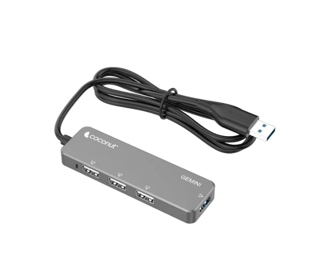 Coconut UH23 Gemini 4 Port USB Hub