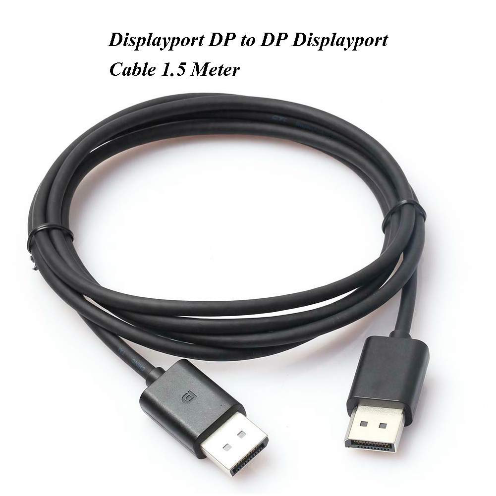 Raybeat DP to DP Display port Cable (Black, 1.5m)