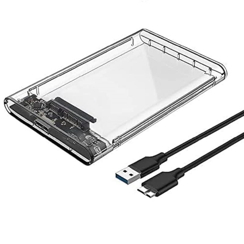 Raybeat 3.0 Casing 2.5 inch Laptop SATA Hard Drive Enclosure (Transparent)