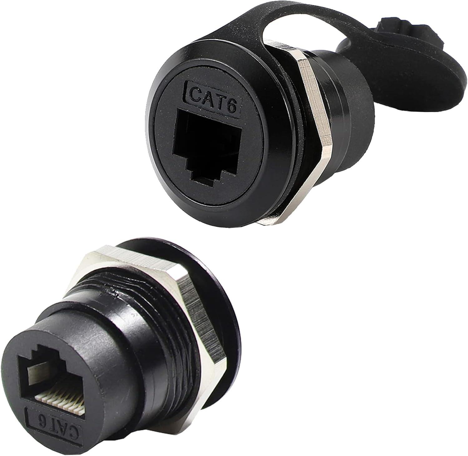 Raybeat RJ45 Panel Mount Coupler, Ethernet LAN Pass Through Connector
